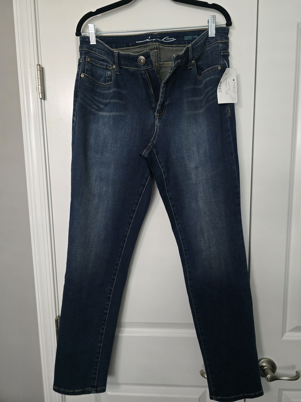 INC Women’s Dark Blue Stretch Denim Jeans